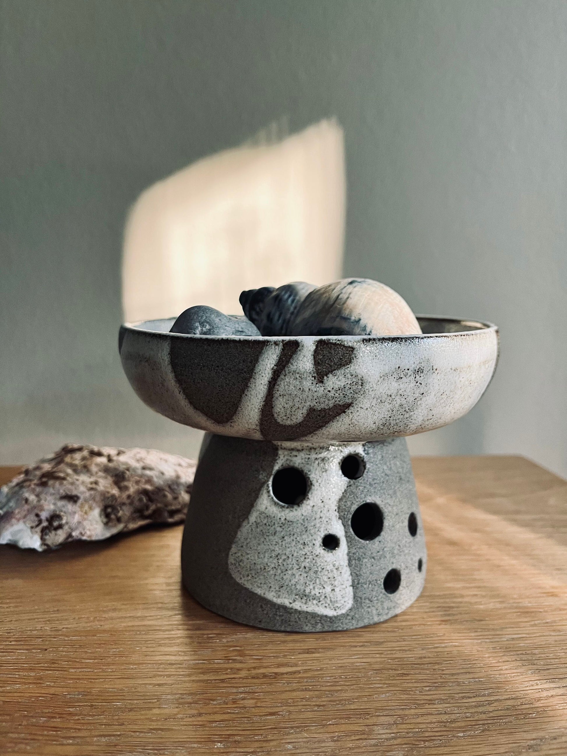 Piedestalskål - hulsten